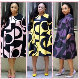 New style African Women clothing Dashiki fashion Print cloth dress size L XL XXL XXXL FH2252777