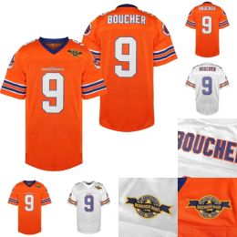 Мужская футболка The Waterboy Movie # 9 Bobby Boucher, 100% прошитые футбольные майки в стиле ретро, белый, оранжевый, быстрая доставка, S-XXXL В НАЛИЧИИ