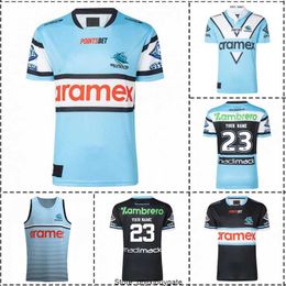 2023 Cronulla Sharks Away Rugby Jersey Shirt size S-M-L-3XL-4XL-5XL