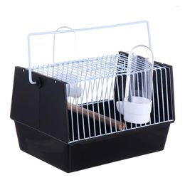 Other Bird Supplies Birdcage Cages Parrots Outing Parrot Cage Handle Pet Net Plastic Transport Travel