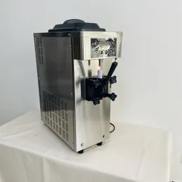 LINBOSS Small Soft Serve Ice Cream Maker Machine Desktop Automatic Single Heads Sweet Cone Vending Machine