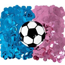 Other Event Party Supplies Creative Exploding Soccer Ball Decorations Innovative Gender Reveal Set Festive Holiday Props Surprised Gift 230701