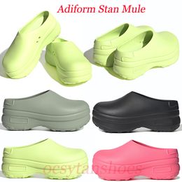 With Box Designer sandals men women slides sliders platform slippers Adifom Stan Smith Clogs Shoes Outdoor Indoor Adiform Stan Mule causal shoes