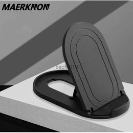 Oval Folding Bracket Mobile Phone Holder Cell Stand Smartphone Phone Holder Accessories Support For iPhone 13 12 Xiaomi Samsung L230619