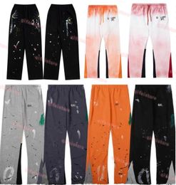 2023 Mens Designer Pants Galleries Pants Depts Sweatpants Letter Print Mens Womens Couple Loose Versatile Casual Pants Straight Vintage Trousers