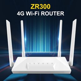 Routers DBIT Wifi Router Modem 4G WiFi SIM Card Lte Router 4*5dBi High Speed Antenna Stable Signal Support 30 Devices Share Traffic 230701