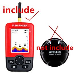 Fish Finder Wireless Fish Finder Echo Sounder Waterproof Fishfinder FOR xj01 fish finder body without sensor HKD230703