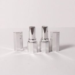 High Quality Empty Lipstick Tube with Silver Edge Homemade DIY Lip Tubes with Diameter 121mm Fast Shipping F2908 Slbux