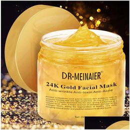 Other Health Beauty Items Crystal Collagen Gold Womans Facial Face Mask 24K Peel Off 250G Skin Moisturising Firming Cream Drop Deli Dhhkd
