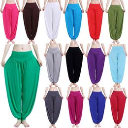 Active Pants Yoga Closed Bloomers Loose Sweat-wicking Workout Sportswear Women Clothes
