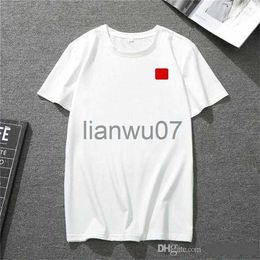 Men's T-Shirts 2020 new mens t shirt European American popular small red heart printing Tshirt men women couples tshirt J230704