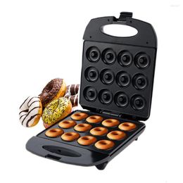 Bread Makers Donut Maker Machine Nonstick Surface Double Sided Heating Makes 12 Pcs Doughnuts Breakfast Baking On Sales