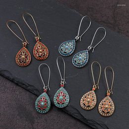 Dangle Earrings Vintage Boho India Ethnic Water Drip Hanging Drop For Women 2023 Female Wedding Party Jewellery Accessories