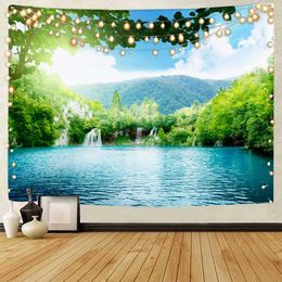 Tapestries Beautiful Landscape Decorative Tapestry Sea View Tapestry Living Room Bedroom Room Aesthetics Home Decor Visual Art Design