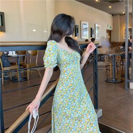 Casual Dresses Women's Dress Beach Female 2023 Bandage Long Clothing Maxi Flower Floral Retro Sensual Sexy In One-piece Loose X