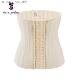 Slimming Belt Black/Nude Steel Boned Body Shaper Corset XXS Slimming Belt Waist Cincher Fajas Shaper Shaperwear Latex Waist 950 Z230705