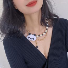 Chains Cute Sunshine Original Panda Necklace Gifts For Women And Girls Stranger Things Premium Fashion Streetwear Street Jewelry