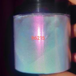 Nail Glitter 50g Rainbow Interference Pigment Pearl Mica Powder Chameleon Ghost For Resin Craft Cosmetics Car Paint Nail Art Watercol 230704