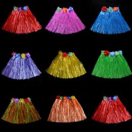 Hot Party Grass Skirt Women Fashion Hawaii Dance Show Performance Skirts Bar Club Performance Hula Skirt Wholesale 0704