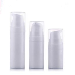 5ml 10ml 15ml White mini Airless Pump Lotion Bottle,sample and test bottle ,Airless Container,Cosmetic Packaging F2017493 Vcvel