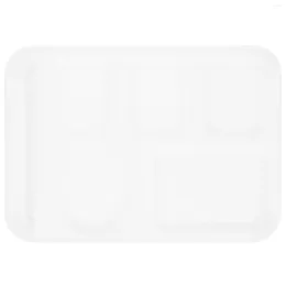 Dinnerware Sets Fast Multi-compartment Plate Snack Dish Cake Plastic Serving Tray Storage Platter Diet Divided Dinner Plates Ceramic