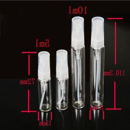 5ml 10ml Glass Mini Portable Spray Bottle Empty Perfume Glass Bottles Refillable Perfume Atomizer Travel Accessories F2017359 Pjwjs