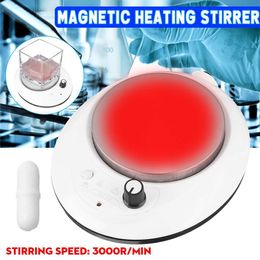 Other Electronic Components HJ1A 1000ML 2800RPM Heating Magnetic Stirrer Agitator plate EU Plug Laborator Stirrering Machin With Stir Bar 230703