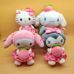 卸売新製品ピーチぬいぐるみおもちゃ児童ゲームプレイメイトホリデーギフトルームデコレーション