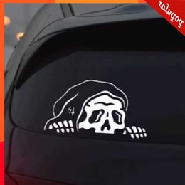 Upgrade Festival Peep Skeleton Car Sticker Decorated Windshield Windows Halloween Lurking Reaper Ghost Stickers Die Cutting Vinyl Decals