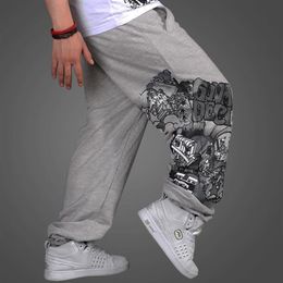 new mens clothing thickness hiphop loose movement sweat pants leisure trousers rhino who pants size m3xl207O