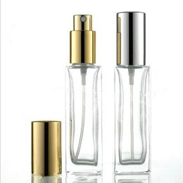 20ml Glass Perfume Bottle Perfume Spray Bottle Clear Cosmetic Bottles Empty Parfum Packaging Bottle fast shipping F20171251 Tgljt