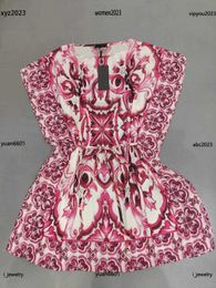 womens designer clothing fashion girl dresses Size S-XL lady dress summer Symmetric pattern printing skirt July03 J6CS