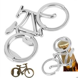 Openers Bike Bicycle Metal Beer Bottle Opener Home Party Tool Creative Gift For Lover Drop Delivery Garden Kitchen Dining Bar Dhad8
