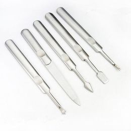 Nail File Stainless Steel Buffer Double Sided Metal Sanding Grinding Grits For Manicure Pedicure Buffing Nail Art Tools F2619 Gapjk