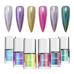 Nail Gel Makartt Holographic Nail Polish Galaxy Gloss Nail Lacquer Irridescent Glitter Nail Polish Holographic Halo Polish Nail Art 230703