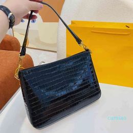 2023-Crocodile Geometric Shoulder Bag Handbags Designers Lady Luxury Plain Crossbody Clutch Tote Hobos Wallets