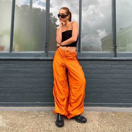 Women's Two Piece Pants Gaono Y2K Aesthetic Vintage Cargo Pants Harajuku Baggy Trousers Joggers Hip Hop Sporty Sweatpants Korean Retro Grunge Streetwear 230703