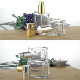 30ML 50ML empty glass perfume bottles with mist atomizer refillable spray perfume glass fast shipping F20171522 Tmsww