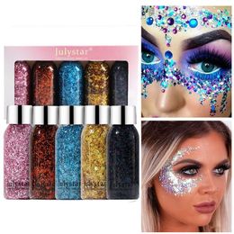 Eye Shadow Hair Glitter Gel Festival Cosmetic Sequins Body Sparkling Decoration Makeup For Party Halloween 230703
