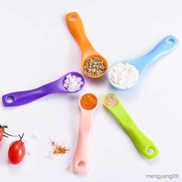 Measuring Tools 5Pcs Useful Graduated Measuring Spoon Easy to Clean Measuring Spoon Set Clear Scale Multifunctional Coffee Measuring Spoon R230704