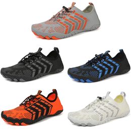 2023 Anti-slip wear resistant beach wading casual shoes men black Grey blue orange sneakers outdoor for all terrains