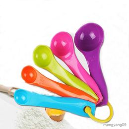 Measuring Tools 5pcs/Set Measuring Spoon for Baking Coffee Tea Tool Teaspoon Coffee Sugar Scoop Kitchen Accessories R230704