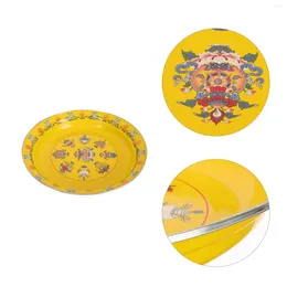 Dinnerware Sets Ceramic Dinner Plates Fruit Bowl Dried Plate Heat Resistance Tableware Coloured Printing Serving