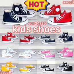 kids shoes 1970s Classic Canvas casual platform Hi Ivory black red Reconstructed Slam Jam Triple Black White High Low sgE3 Z3ks#