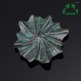 Brooches Retro Green Metal Lotus Flower For Women Girls Brooch Jewellery Hijab Pins Party Gifts Accessories