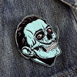 Blue Face Killer MC Front Jacket Vest Embroidered Patch Motorcycle Biker Vest Patch Rock Punk Patch 10 Pcs Lot 309z