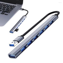 7-Ports USB 3.0 Splitter High-Speed Multi Adapter Expander Cable For Desktop PC Laptop Ports