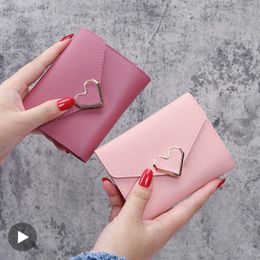 Small Purse Mini Women Wallet Female For Ladies Girl Money Bag Caibu Cute Pink Perse Wolet Walet Business Card Holder Cardholder