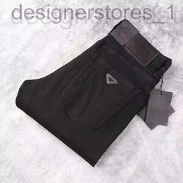 Men's Jeans designer 2023 Spring Autumn Stretch Denim Slim Jean Man Classic Trousers Black Fashion Mens Pants Style E911 YEBS