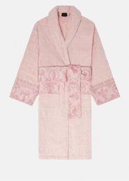 Veet Robe Designers Bathrobe Baroque Fashion Pamas Mens Women Letter Jacquard Printing Barocco Print Sleeves Shawl Collar Pocket Belt 100% Cotton